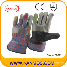 7 colores de piel de vaca seguridad muebles industriales guantes de trabajo de cuero (310013)